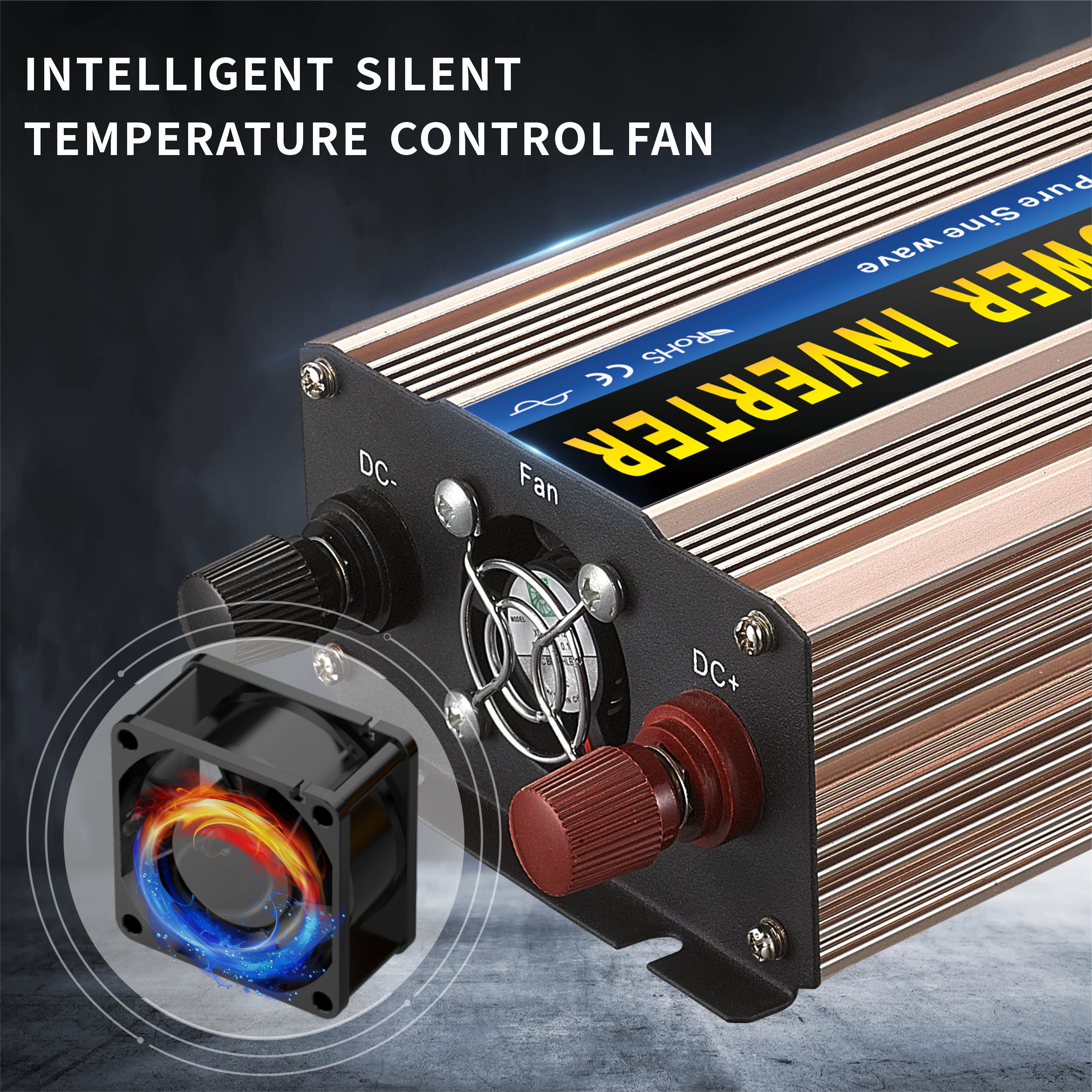WSTP 300w AC Power Inverter Solar Pure Sine Wave